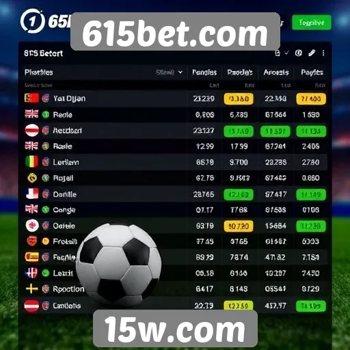 Tendências de apostas em 615bet.com